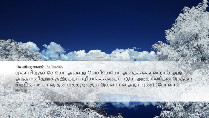 லேவியராகமம் 17:4 TAMIRV Bible Verse Image