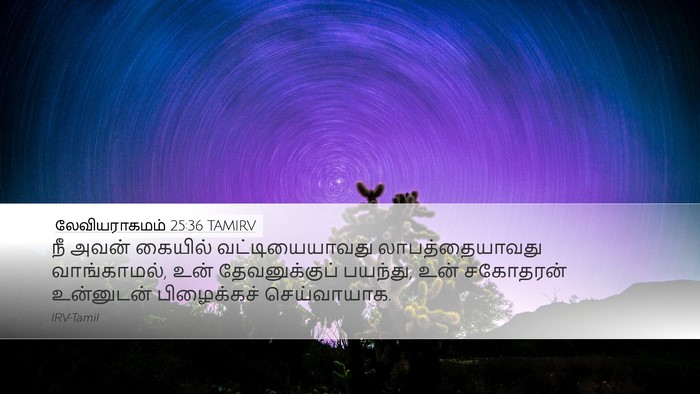 லேவியராகமம் 25:36 TAMIRV Bible Verse Image