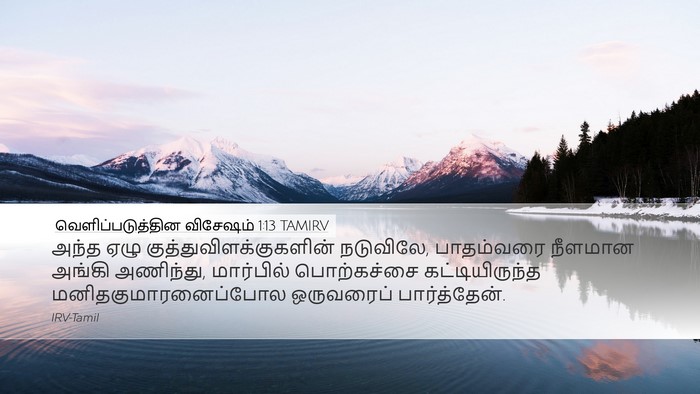 வெளிப்படுத்தின விசேஷம் 1:13 TAMIRV Bible Verse Image