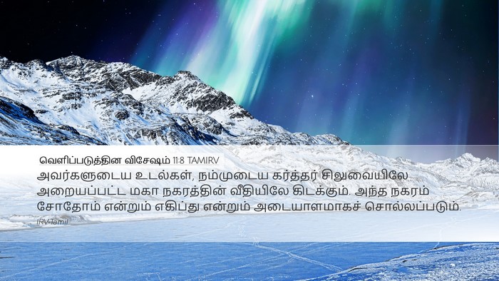 வெளிப்படுத்தின விசேஷம் 11:8 TAMIRV Bible Verse Image