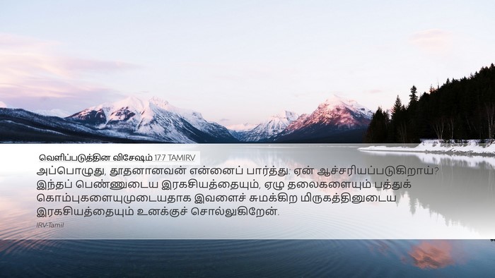 வெளிப்படுத்தின விசேஷம் 17:7 TAMIRV Bible Verse Image
