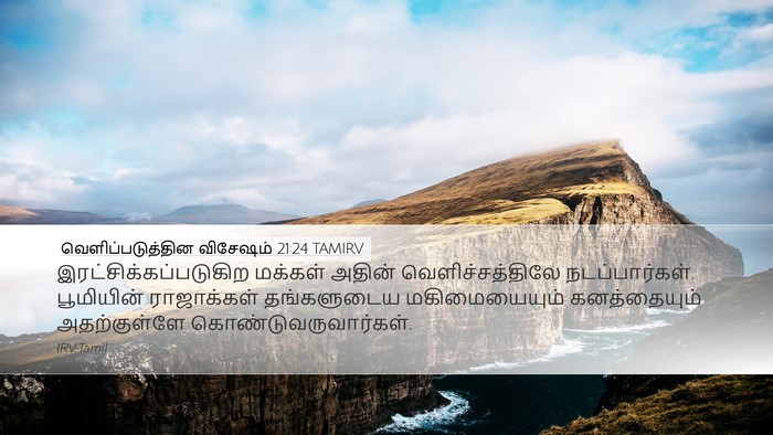 வெளிப்படுத்தின விசேஷம் 21:24 TAMIRV Bible Verse Image