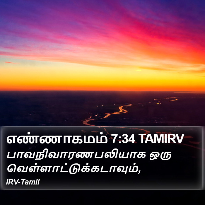 எண்ணாகமம் 7:34 TAMIRV - பாவநிவாரணபலியாக