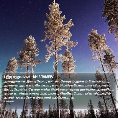 1 இராஜாக்கள் 14:13 TAMIRV Bible Verse Image