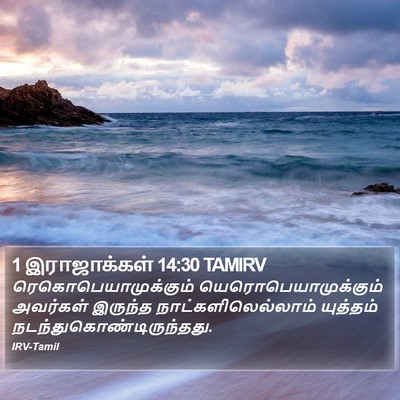 1 இராஜாக்கள் 14:30 TAMIRV Bible Verse Image