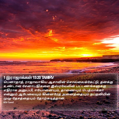 1 இராஜாக்கள் 15:20 TAMIRV Bible Verse Image
