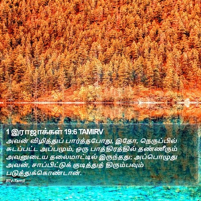 1 இராஜாக்கள் 19:6 TAMIRV Bible Verse Image