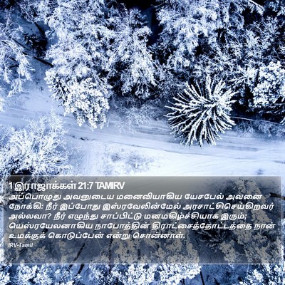 1 இராஜாக்கள் 21:7 TAMIRV Bible Verse Image
