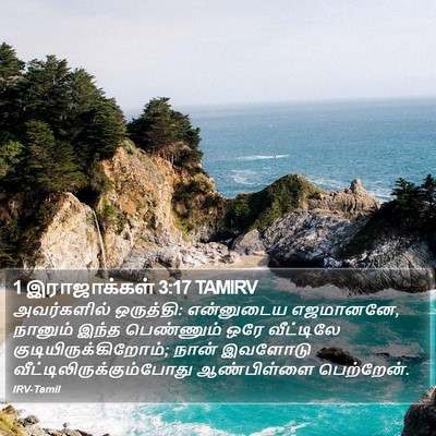 1 இராஜாக்கள் 3:17 TAMIRV Bible Verse Image