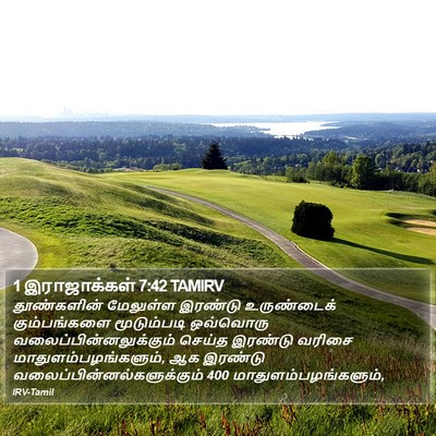 1 இராஜாக்கள் 7:42 TAMIRV Bible Verse Image