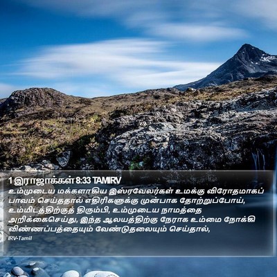 1 இராஜாக்கள் 8:33 TAMIRV Bible Verse Image