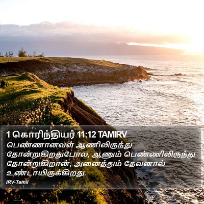 1 கொரிந்தியர் 11:12 TAMIRV Bible Verse Image