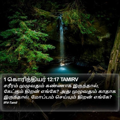 1 கொரிந்தியர் 12:17 TAMIRV Bible Verse Image