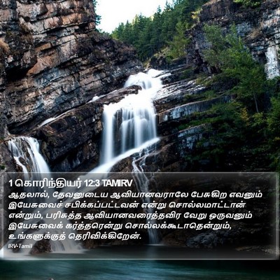 1 கொரிந்தியர் 12:3 TAMIRV Bible Verse Image