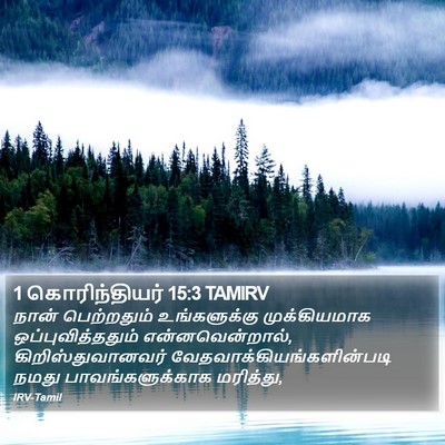 1 கொரிந்தியர் 15:3 TAMIRV Bible Verse Image