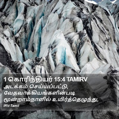 1 கொரிந்தியர் 15:4 TAMIRV Bible Verse Image