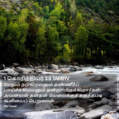 1 கொரிந்தியர் 3:8 TAMIRV Bible Verse Image