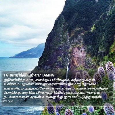 1 கொரிந்தியர் 4:17 TAMIRV Bible Verse Image