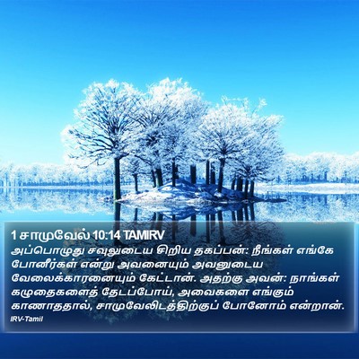 1 சாமுவேல் 10:14 TAMIRV Bible Verse Image