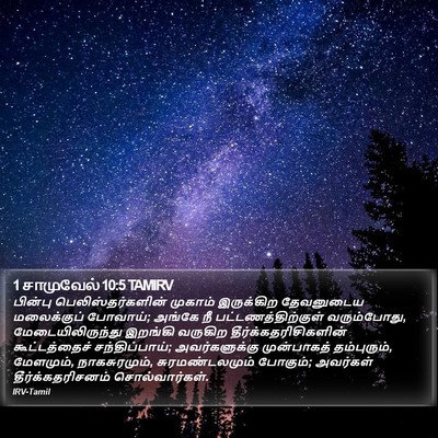 1 சாமுவேல் 10:5 TAMIRV Bible Verse Image
