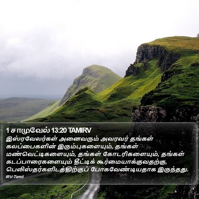1 சாமுவேல் 13:20 TAMIRV Bible Verse Image