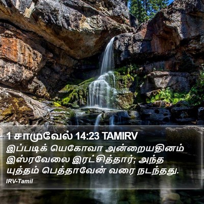 1 சாமுவேல் 14:23 TAMIRV Bible Verse Image