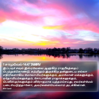 1 சாமுவேல் 14:47 TAMIRV Bible Verse Image
