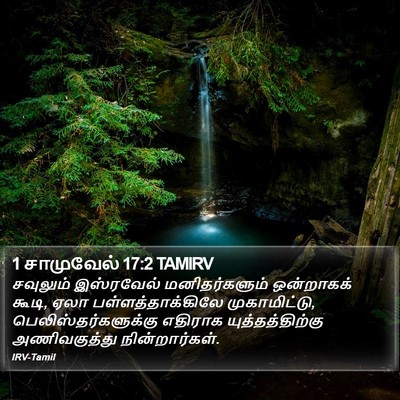 1 சாமுவேல் 17:2 TAMIRV Bible Verse Image