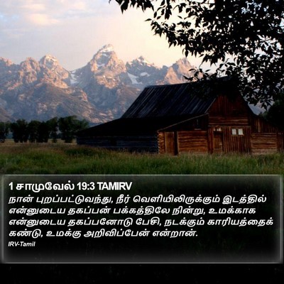1 சாமுவேல் 19:3 TAMIRV Bible Verse Image