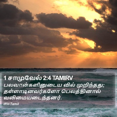1 சாமுவேல் 2:4 TAMIRV Bible Verse Image