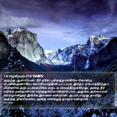 1 சாமுவேல் 21:9 TAMIRV Bible Verse Image