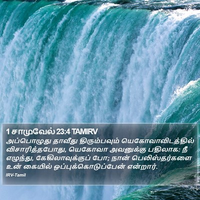 1 சாமுவேல் 23:4 TAMIRV Bible Verse Image