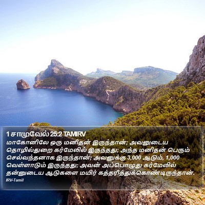 1 சாமுவேல் 25:2 TAMIRV Bible Verse Image
