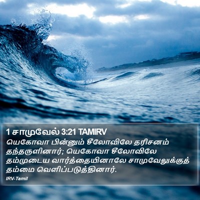 1 சாமுவேல் 3:21 TAMIRV Bible Verse Image