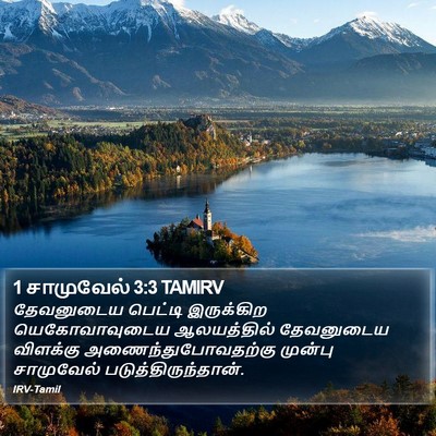 1 சாமுவேல் 3:3 TAMIRV Bible Verse Image