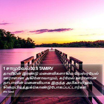 1 சாமுவேல் 30:5 TAMIRV Bible Verse Image