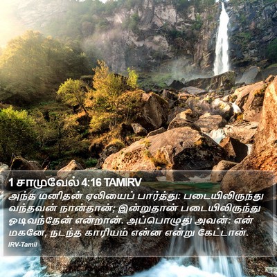 1 சாமுவேல் 4:16 TAMIRV Bible Verse Image