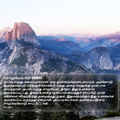1 சாமுவேல் 9:24 TAMIRV Bible Verse Image