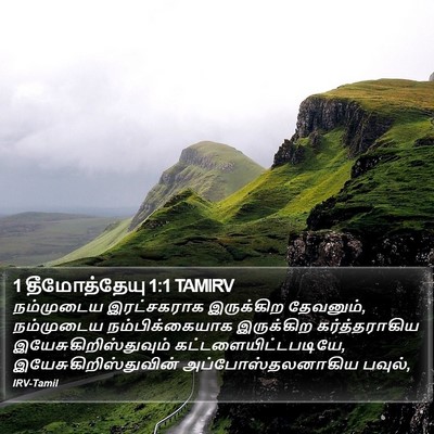 1 தீமோத்தேயு 1:1 TAMIRV Bible Verse Image
