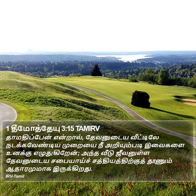 1 தீமோத்தேயு 3:15 TAMIRV Bible Verse Image