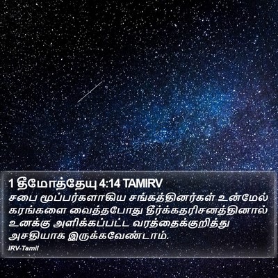 1 தீமோத்தேயு 4:14 TAMIRV Bible Verse Image