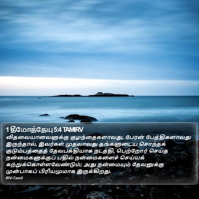 1 தீமோத்தேயு 5:4 TAMIRV Bible Verse Image