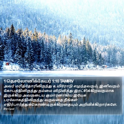 1 தெசலோனிக்கேயர் 1:10 TAMIRV Bible Verse Image