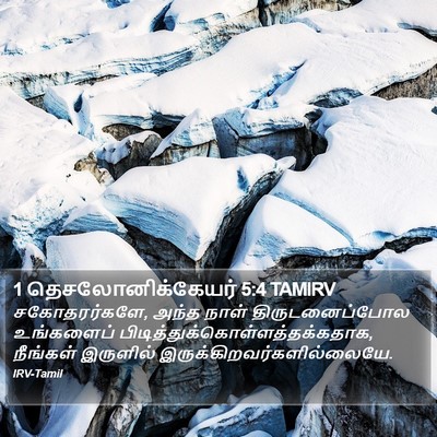 1 தெசலோனிக்கேயர் 5:4 TAMIRV Bible Verse Image