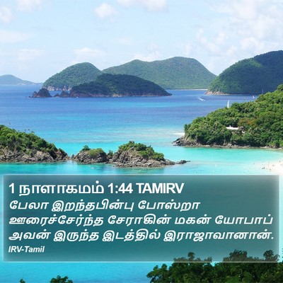 1 நாளாகமம் 1:44 TAMIRV Bible Verse Image