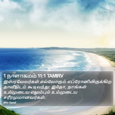 1 நாளாகமம் 11:1 TAMIRV Bible Verse Image