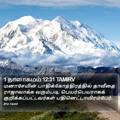 1 நாளாகமம் 12:31 TAMIRV Bible Verse Image