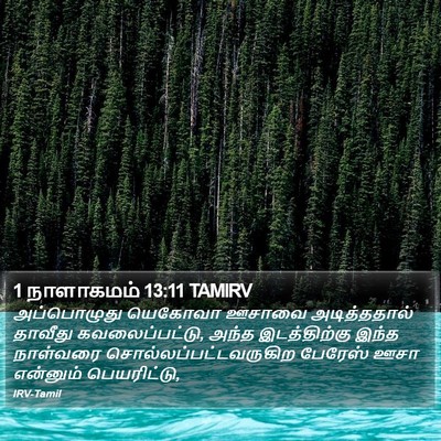 1 நாளாகமம் 13:11 TAMIRV Bible Verse Image