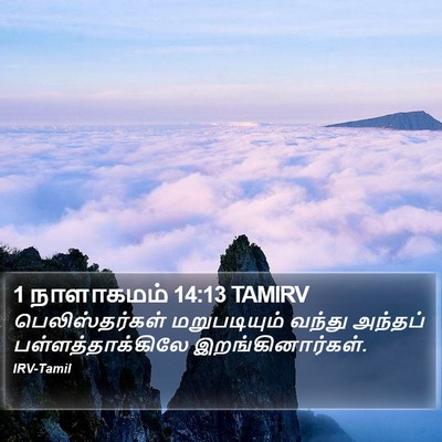 1 நாளாகமம் 14:13 TAMIRV Bible Verse Image