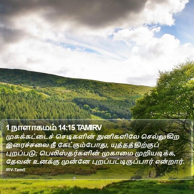1 நாளாகமம் 14:15 TAMIRV Bible Verse Image